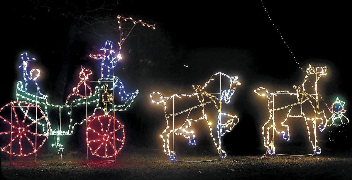 winter wonderland lights up