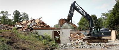 Church comes down
