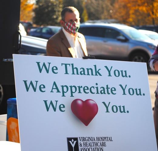 WMC employees get a show of support during Virginia Hospital Healthcare