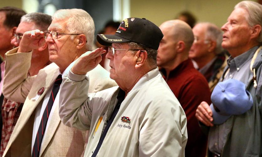 'Honor, discipline, teamwork' Handley celebrates Veterans Day with