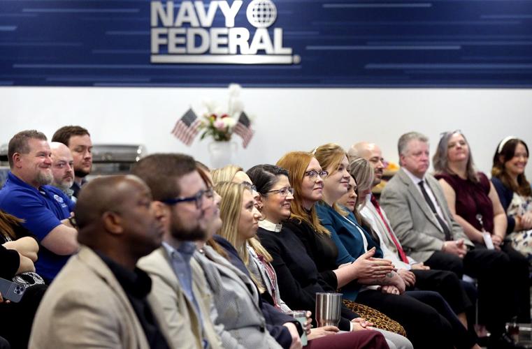 Warner provides Capitol Hill update during Navy Federal visit
