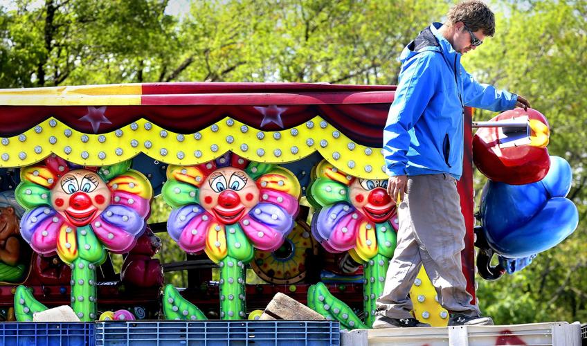 Carnival setup heralds return of Apple Blossom Festival Winchester