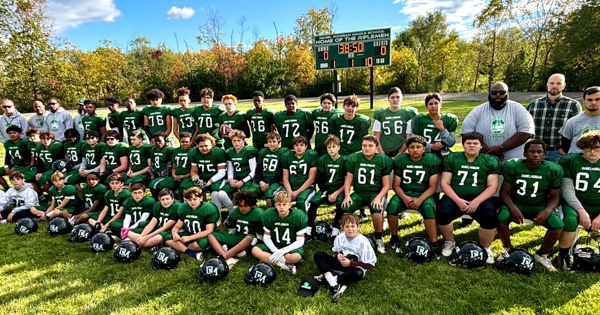 Perfect season for Daniel Middle School football Winchester