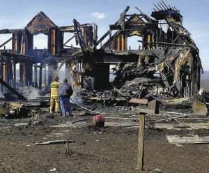 Fire Destroys House, Displaces Five People Southwest Of Gore | News ...