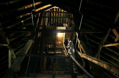 Climbing the clock tower