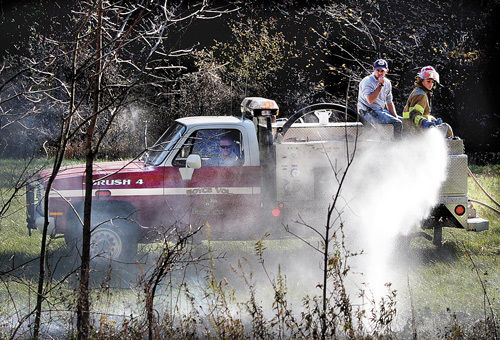 Firefighters Battle Brush Fire | News | Winchesterstar.com