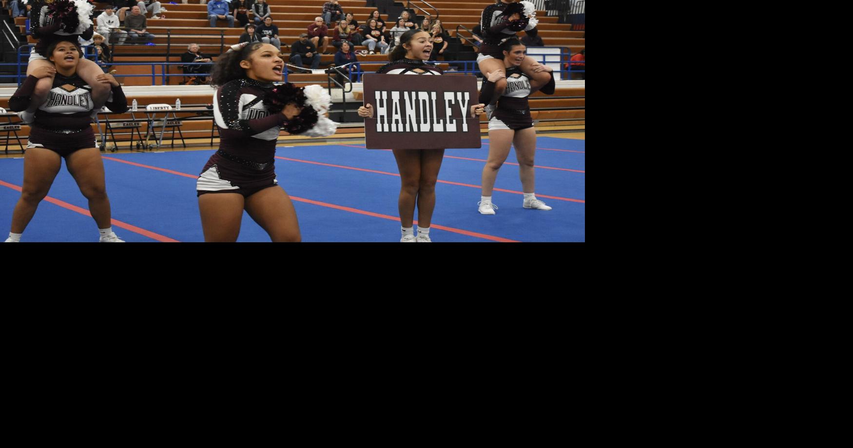 Handley cheerleading places third at Region 4D competition