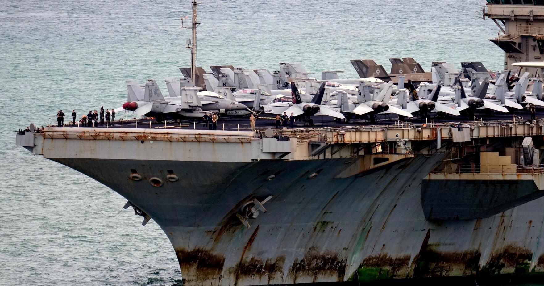 8 sailors in USS Lincoln group attempted suicide on extended deployment , Navy leader says