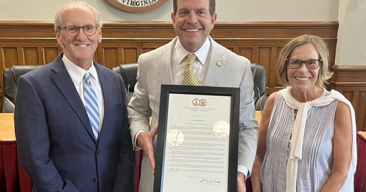 Randy Valcin Former Valley Health CEO commended by House of Delegates | Winchester ...