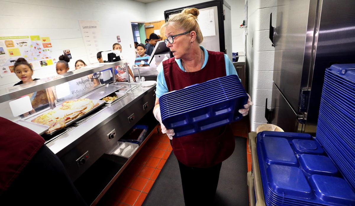 For school cafeteria workers, it's all about 'making the kids happy