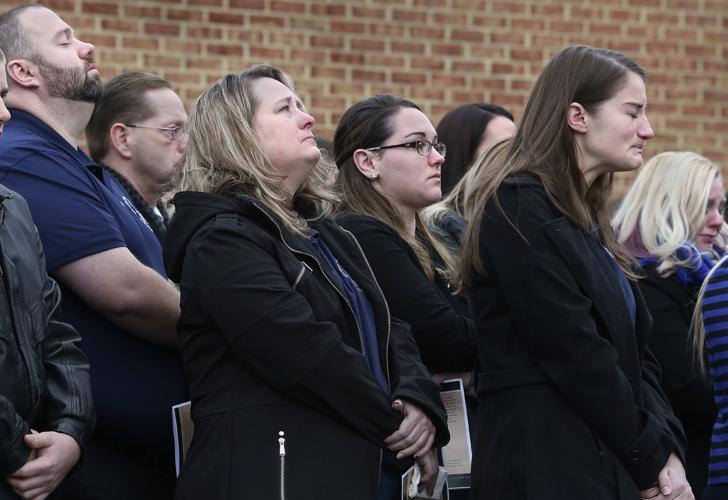 Fallen Winchester police officer tearfully recalled at funeral