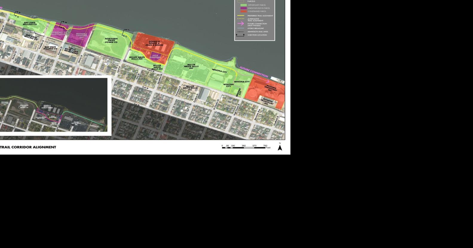 Winona plans Riverfront Trail construction for 2027