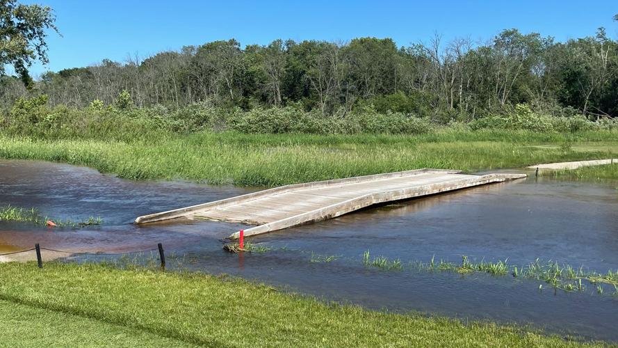 Storm damage at The Club at Lac La Belle