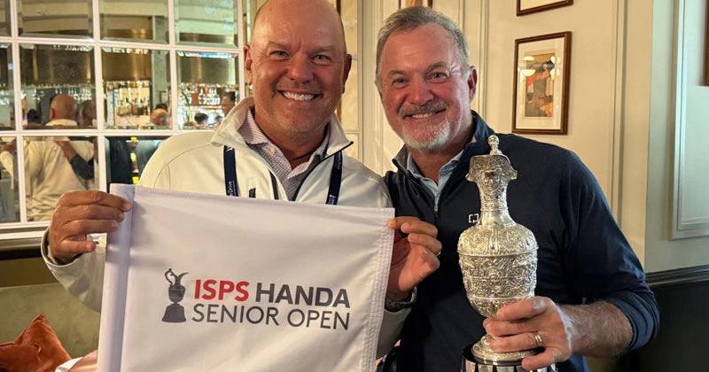 With inspiration everywhere he looked, Jerry Kelly holds on at ISPS Handa Senior Open to win his third senior major championship