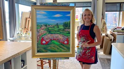 Cassy Tully | Ryder Cup painting