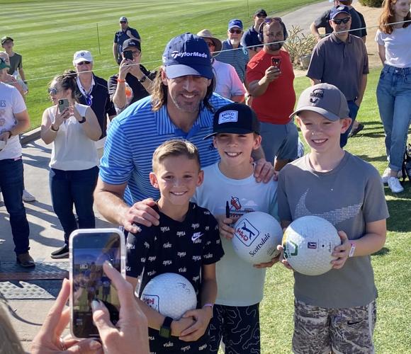 Packers QB Aaron Rodgers was truly a man of the people at WM Phoenix Open  pro-am. Just ask Marlowe Sorensen and Sandy Bing., Men's Professional