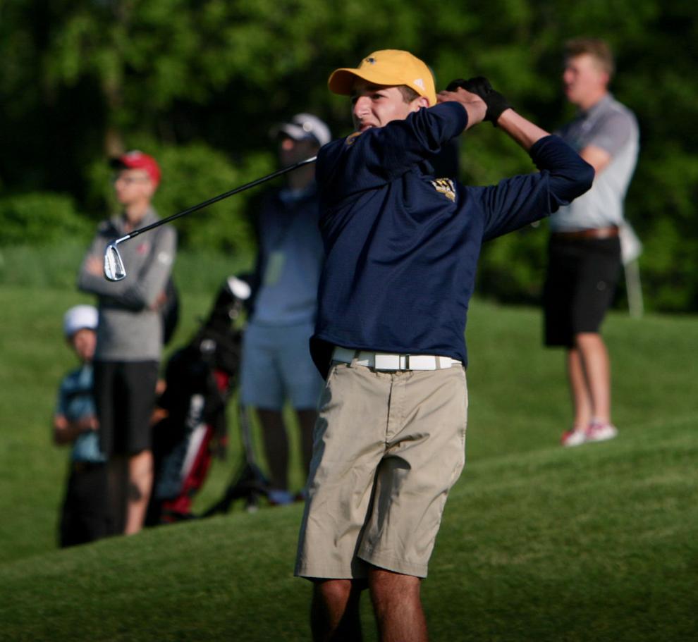 WIAA sectional boys golf Jack Lutze, defending Division 1 state