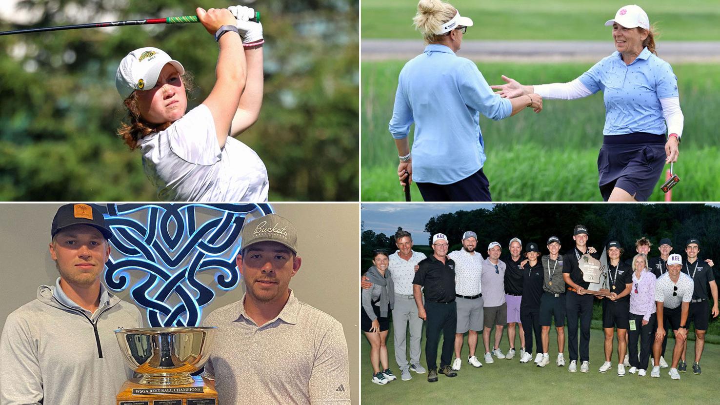 And the winners were The 2024 Wisconsin golf tournament champions