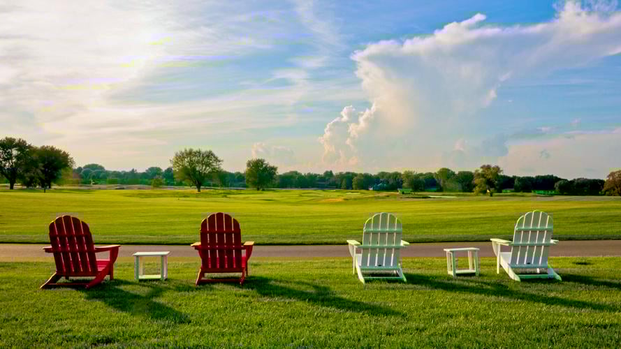Dennis Tiziani proudly shows off his newly overhauled TPC Wisconsin