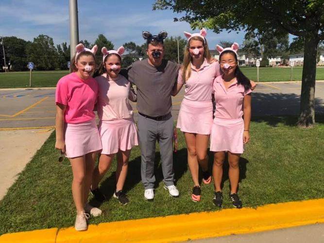 Waterford DressUp Scramble team photos wisconsin.golf