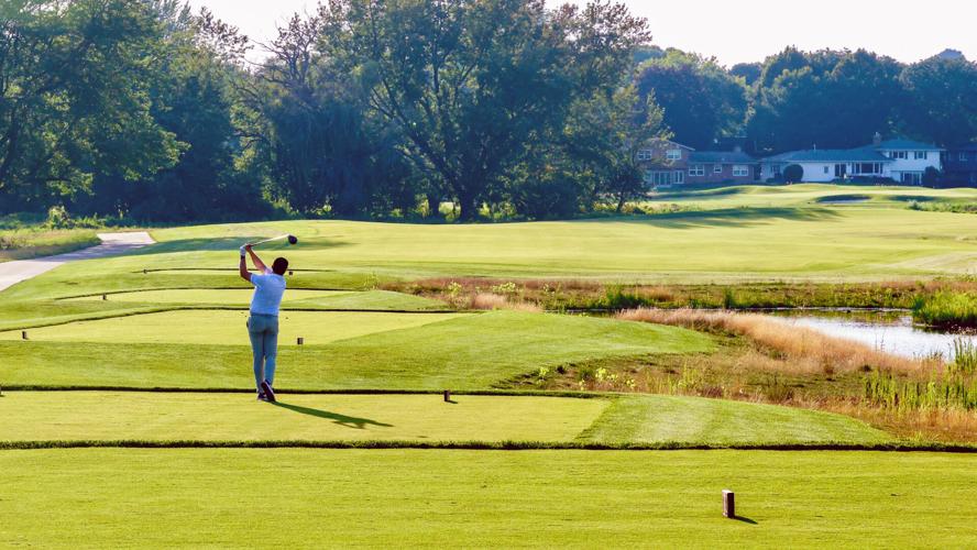 Dennis Tiziani proudly shows off his newly overhauled TPC Wisconsin