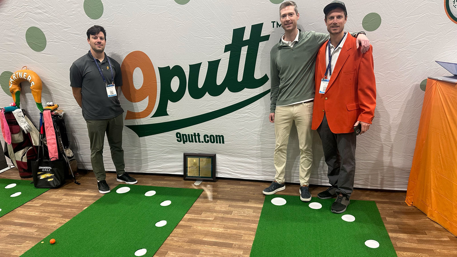 Improve your stroke with The Original 9Putt Mat's increasingly
