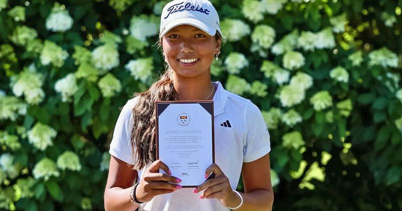 Another win for emerging first family of Wisconsin women's golf as Allison Guiser turns back Kendyl Conrad to win State Junior Girls