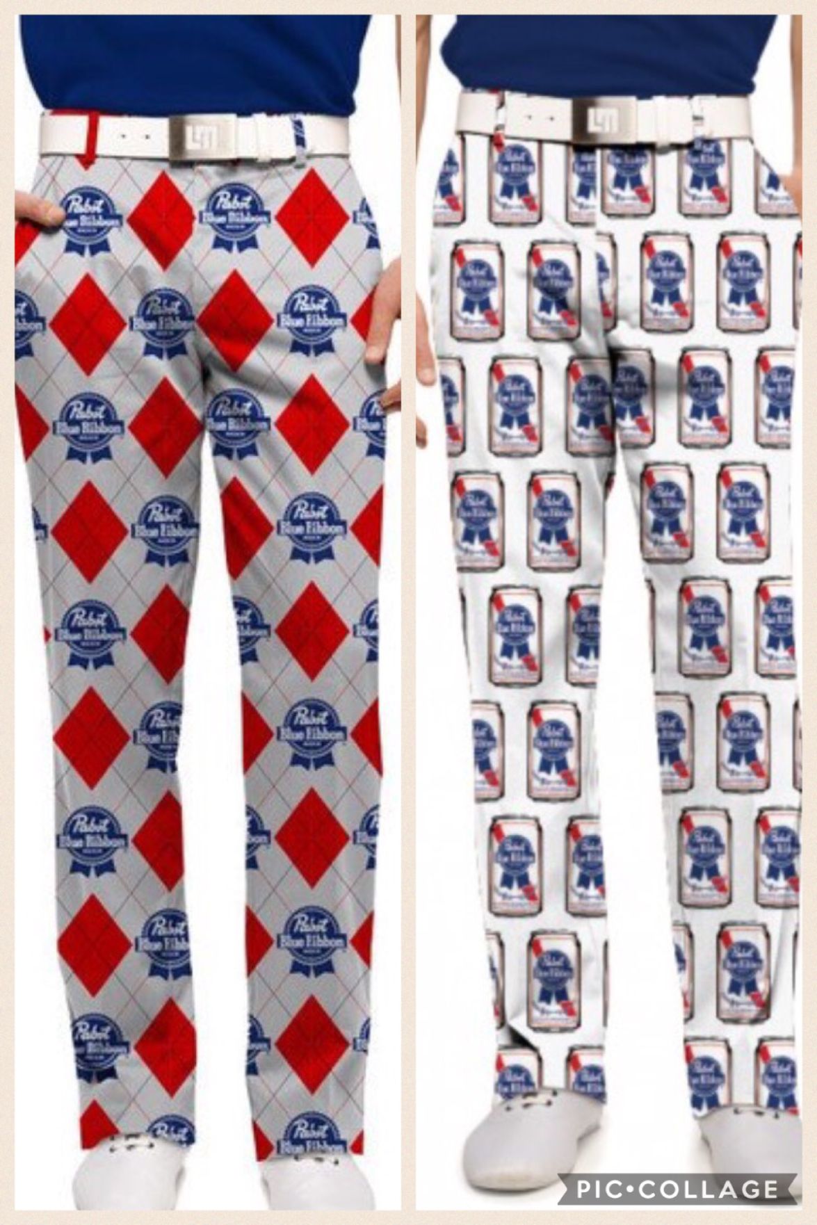 Pabst blue best sale ribbon golf shorts