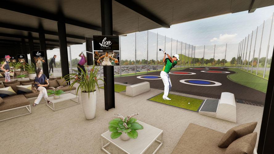With 57 hitting bays on three levels, TopGolflike Luxe Golf Bays