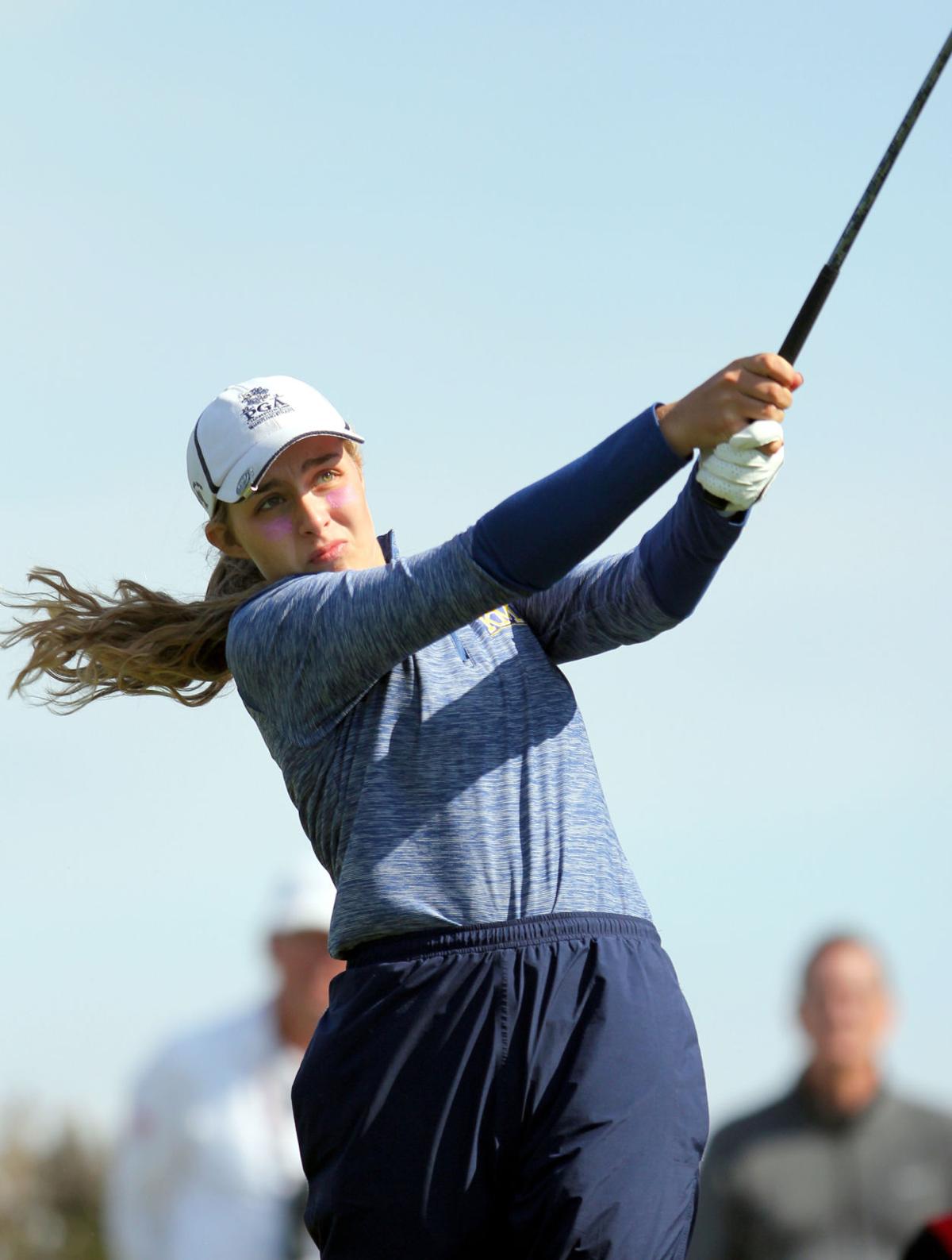 Kettle Moraine HS junior Abby Cavaiani takes onestroke lead into final