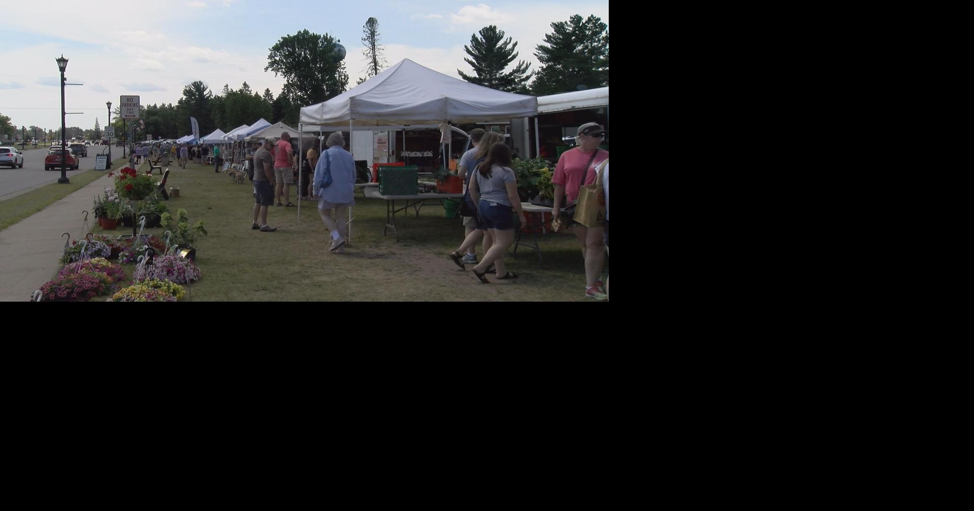 Dozens gather in Eagle River for weekly farmers market Local News