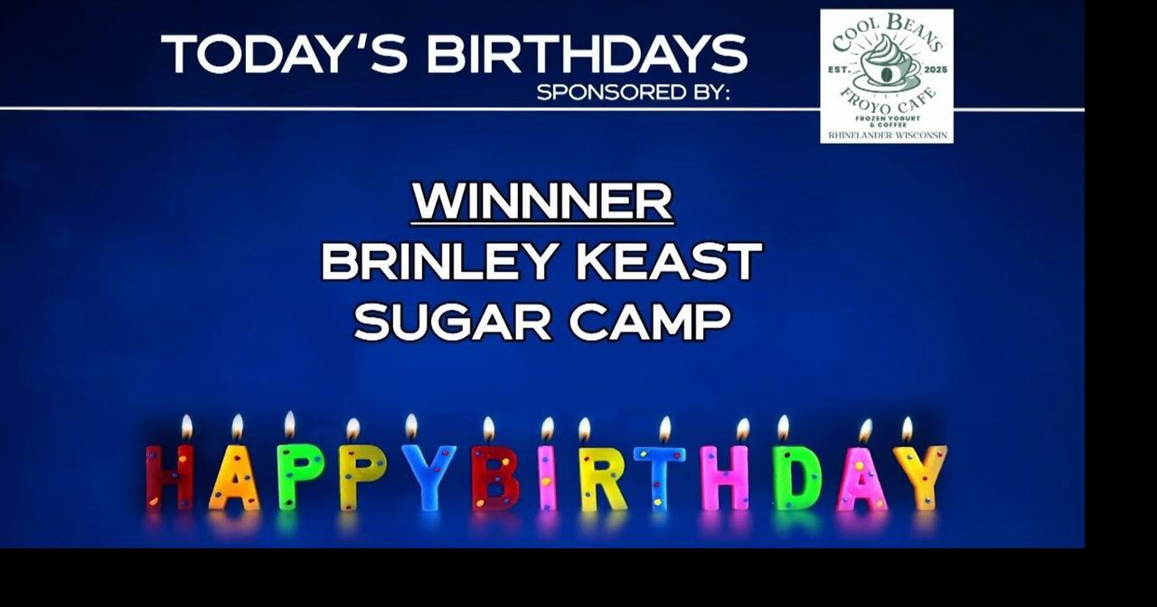 Birthday Club Winner 1-28-26 | Contests | wjfw.com