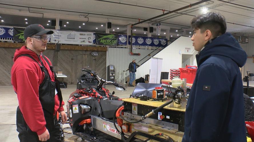 Students working on the future design of snowmobiles | Local News ...