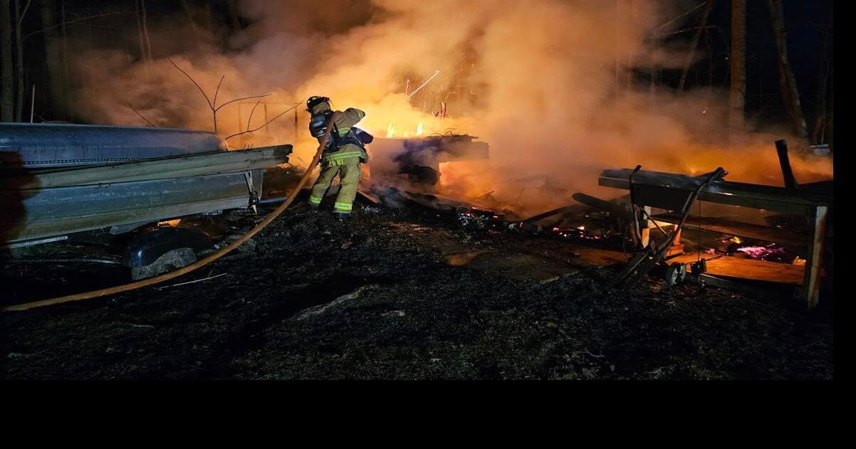 Fire destroys Pine River maple syrup shed on Sunday | Local News | wjfw.com