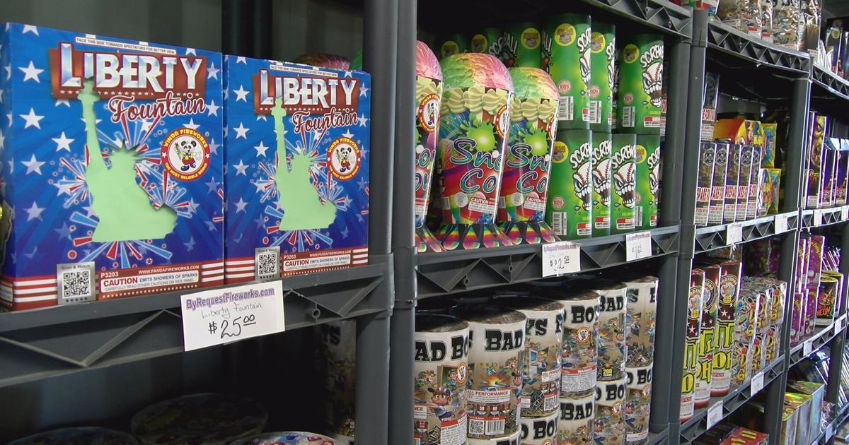 Local firework store is working around a short supply in smaller ...