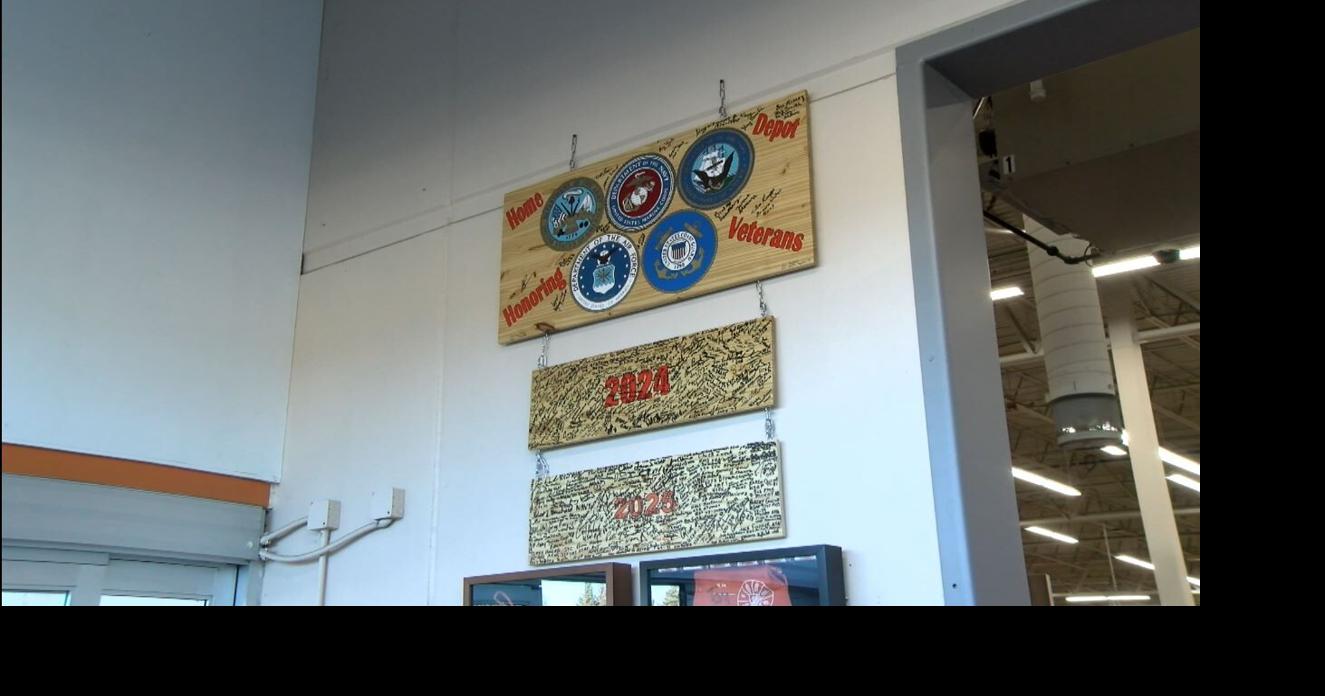 Rhinelander man inspired by veteran father, paints sign to honor local ...