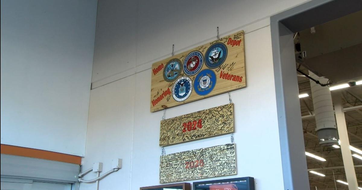 Rhinelander man inspired by veteran father, paints sign to honor local ...