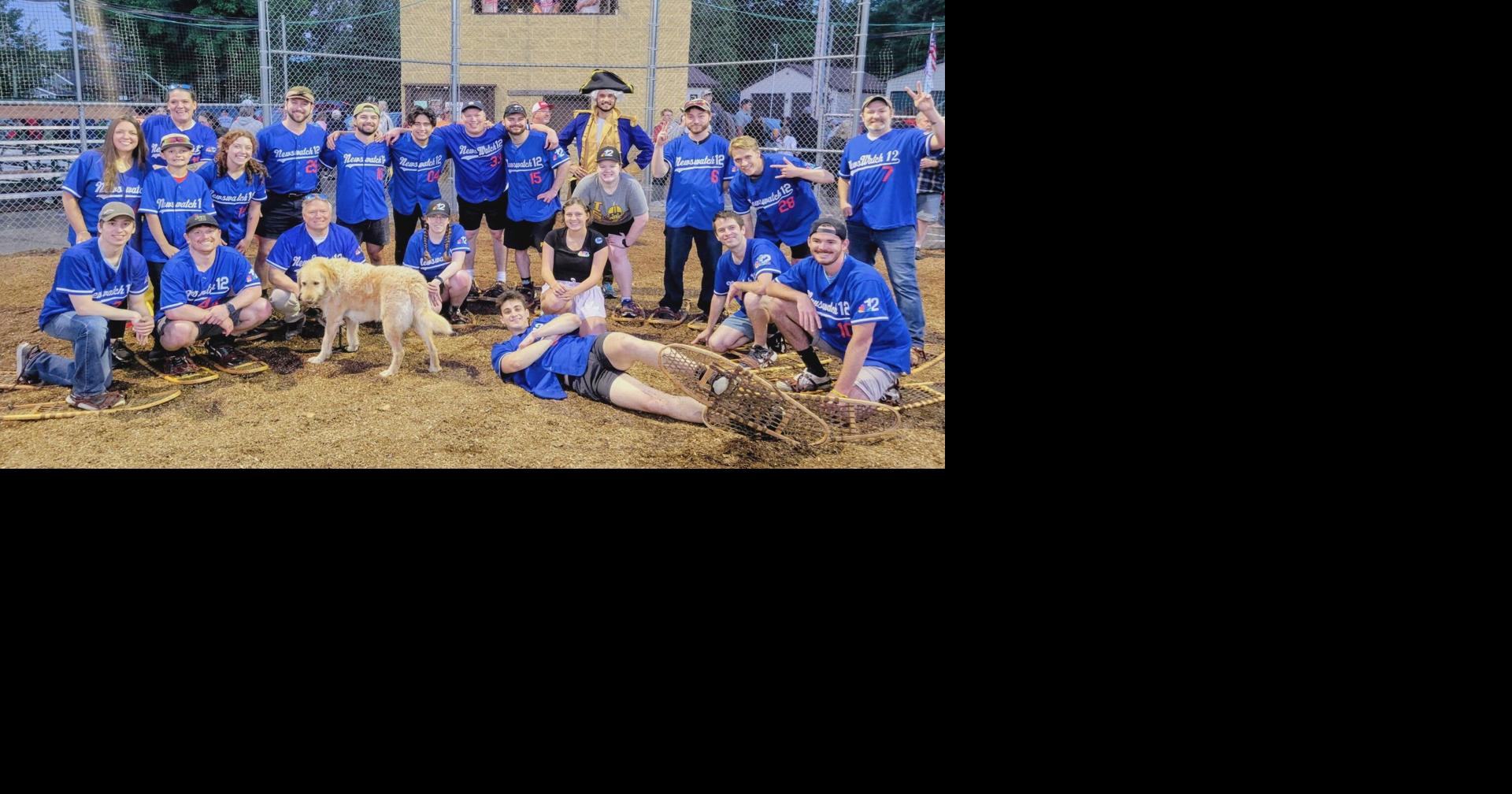Newswatch 12 Hits the Field for Annual Snowshoe Baseball Clash
