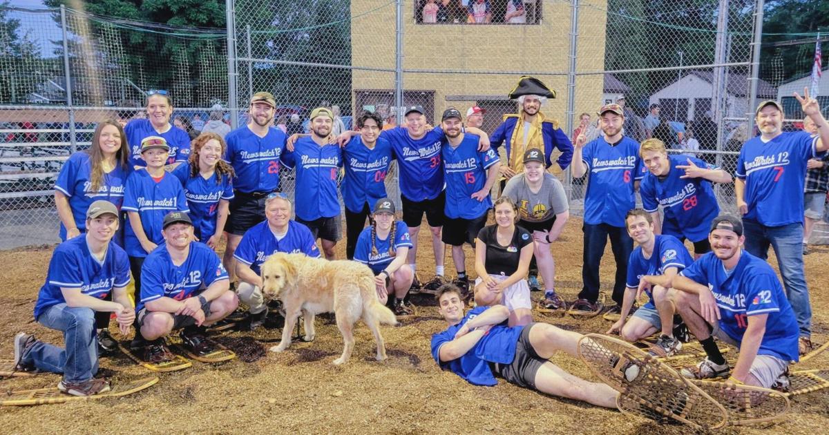 Newswatch 12 Hits the Field for Annual Snowshoe Baseball Clash
