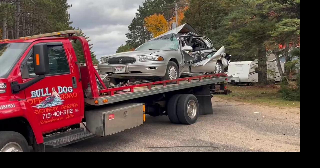 Video shows the damage to the driver's side of the vehicle