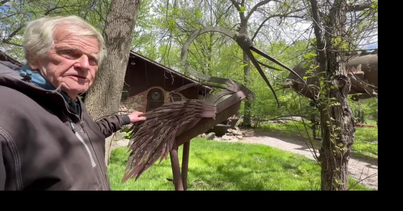 Quirky metal sculptures attract thousands to central Wisconsin each year