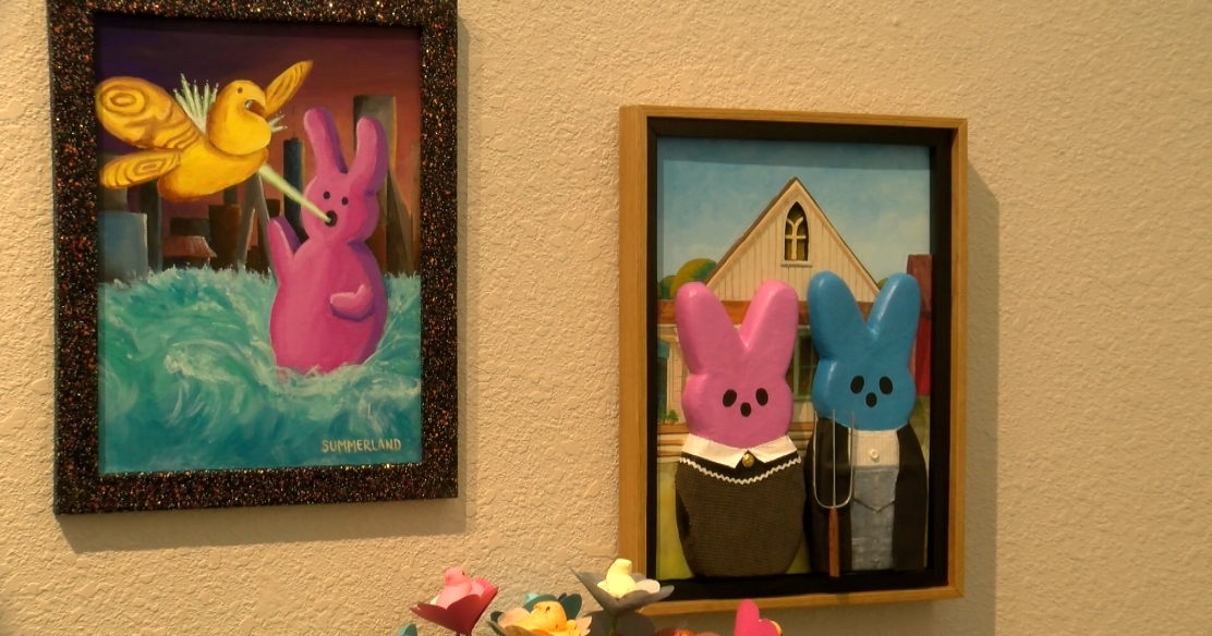 Art show featuring Peeps inspires creativity in community members of all ages