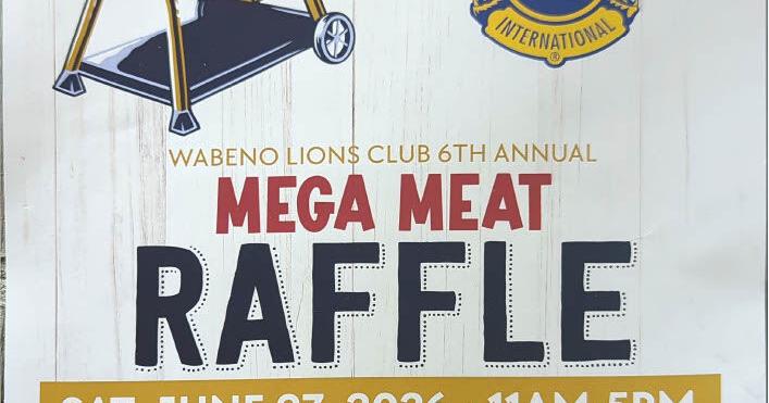 Wabeno Lions Club holding meat raffle fundraiser Saturday for local programs