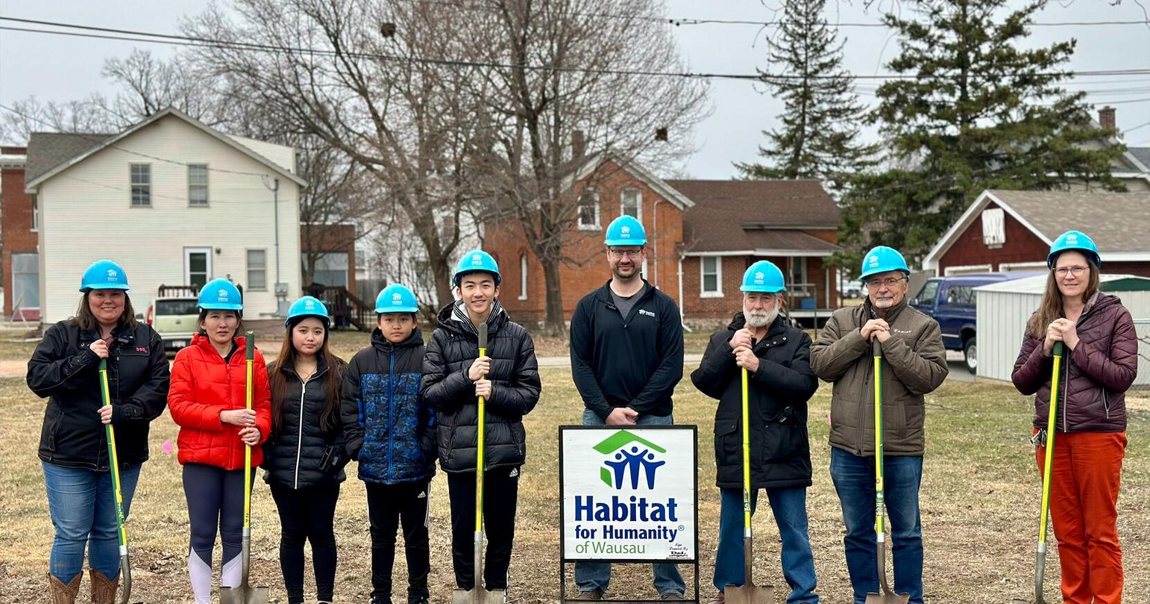 Habitat for Humanity breaks ground for two new homes in Wausau - Vimarsana News