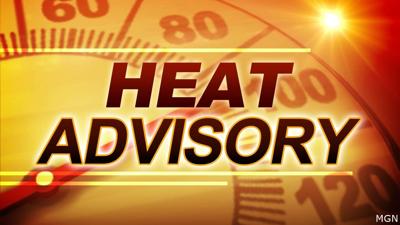 Heat advisory courtesy MGN