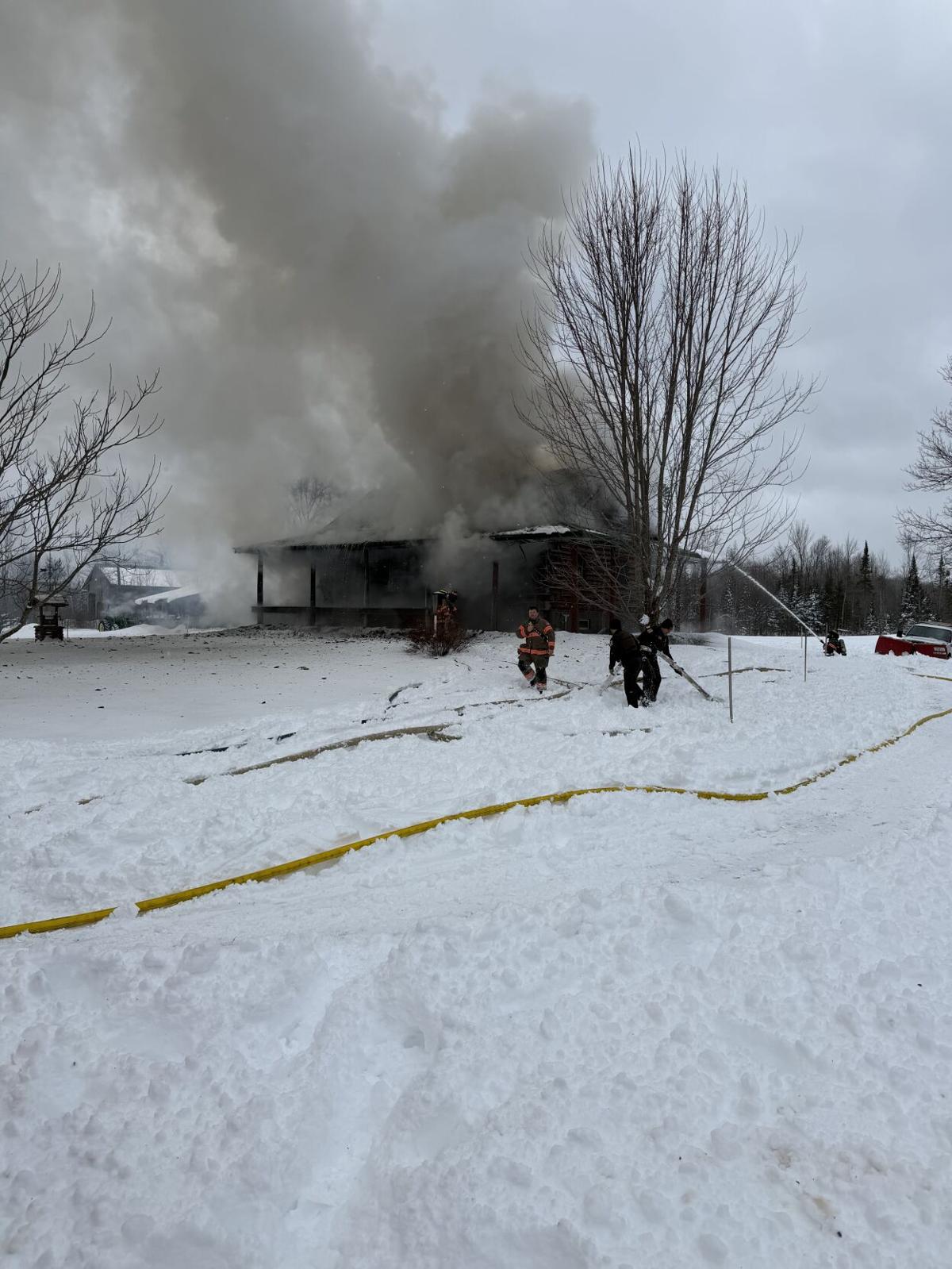 Merrill home a total loss after fire Sunday | Local News | wjfw.com
