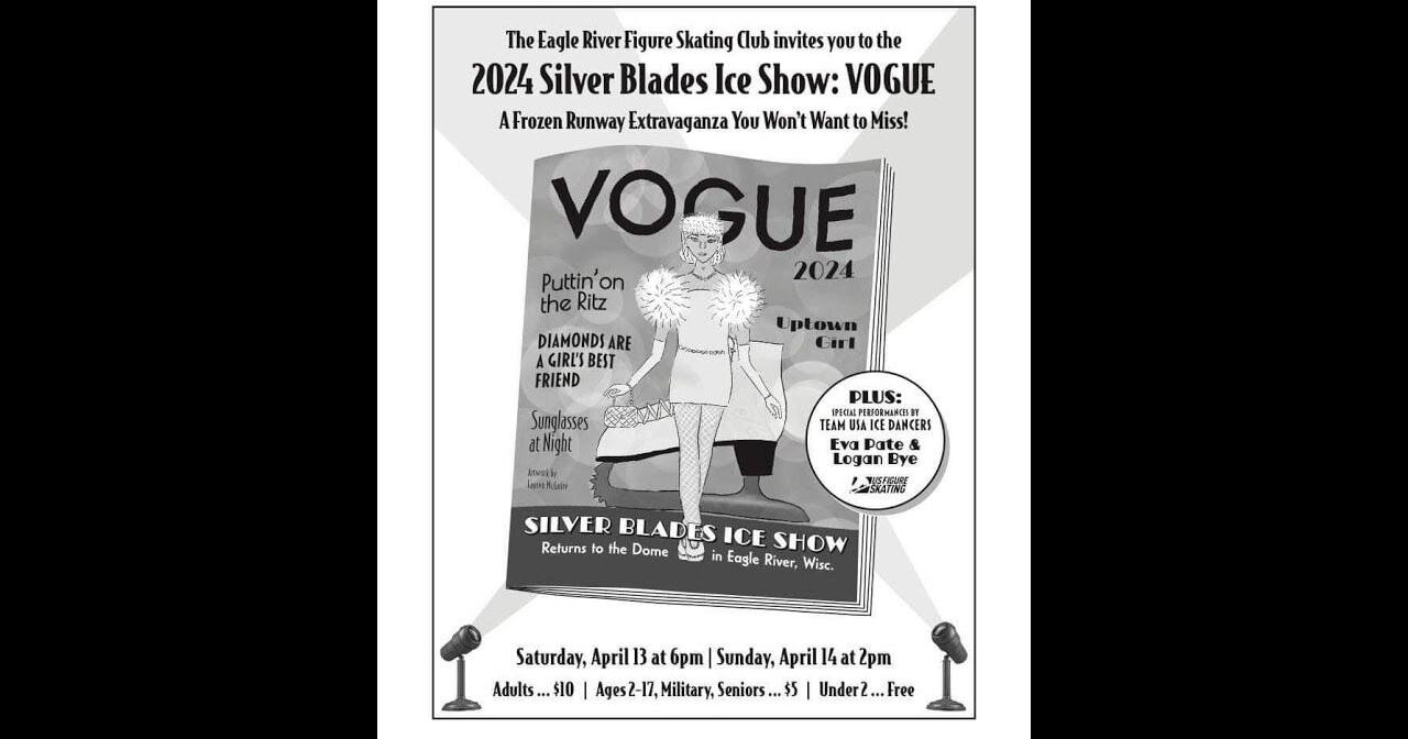 The upcoming 2024 Silver Blades Ice Show April 13th & 14th - Vimarsana News