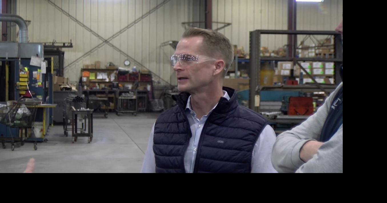 District 7 candidate Paul Wassgren visits local Business in Schofield ahead of November election