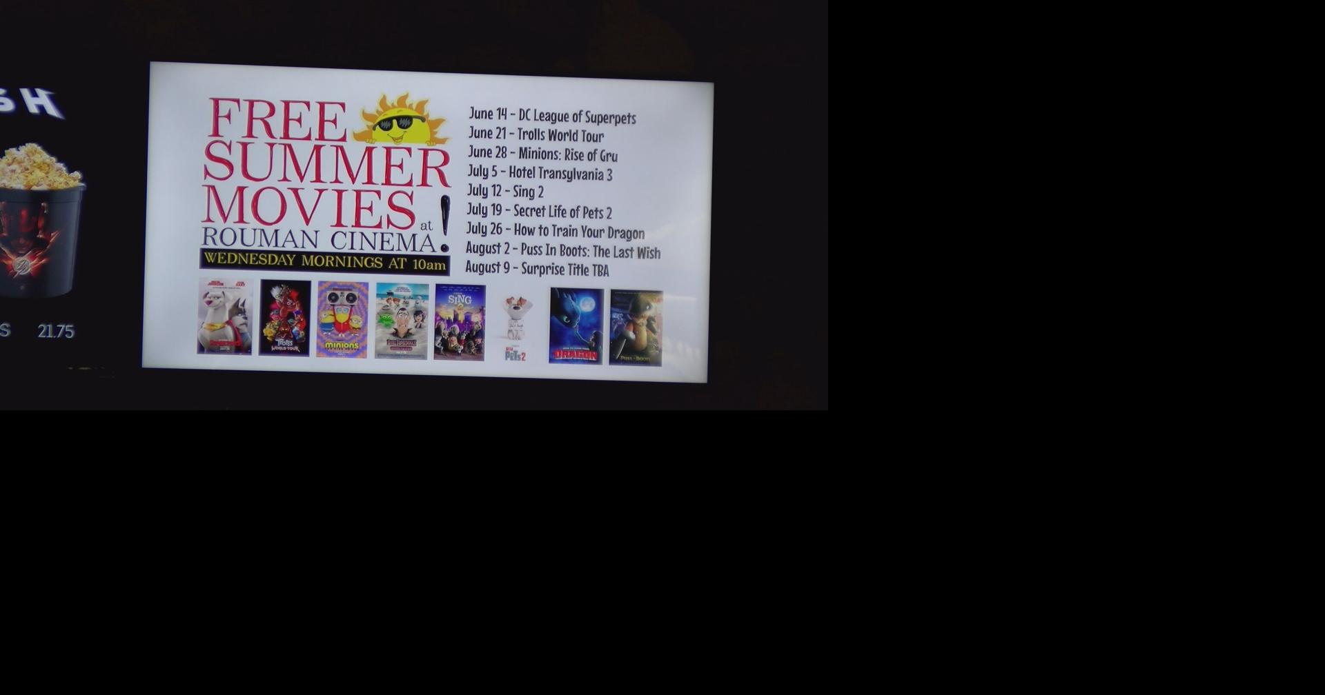 Rhinelander Cinema holds free family movie screenings News