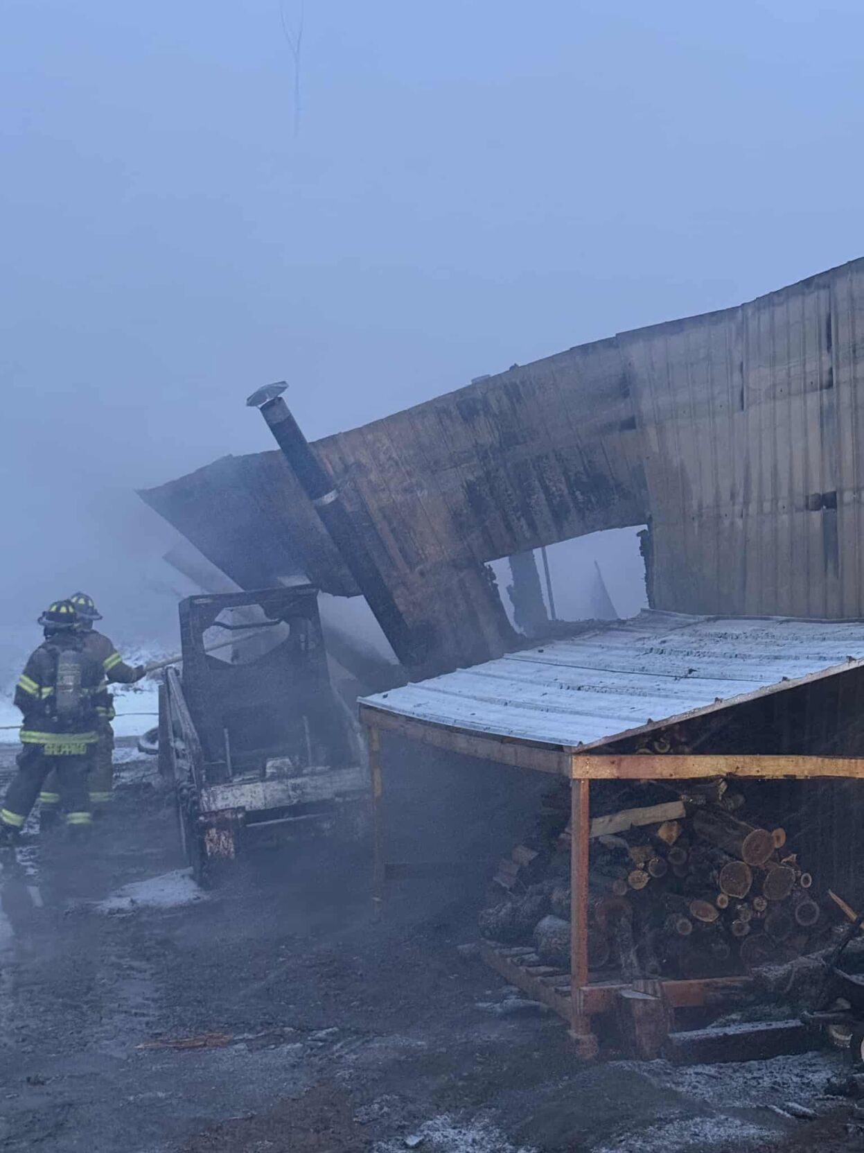 Structure fire causes 'total loss' in Town of Pine River | News | wjfw.com
